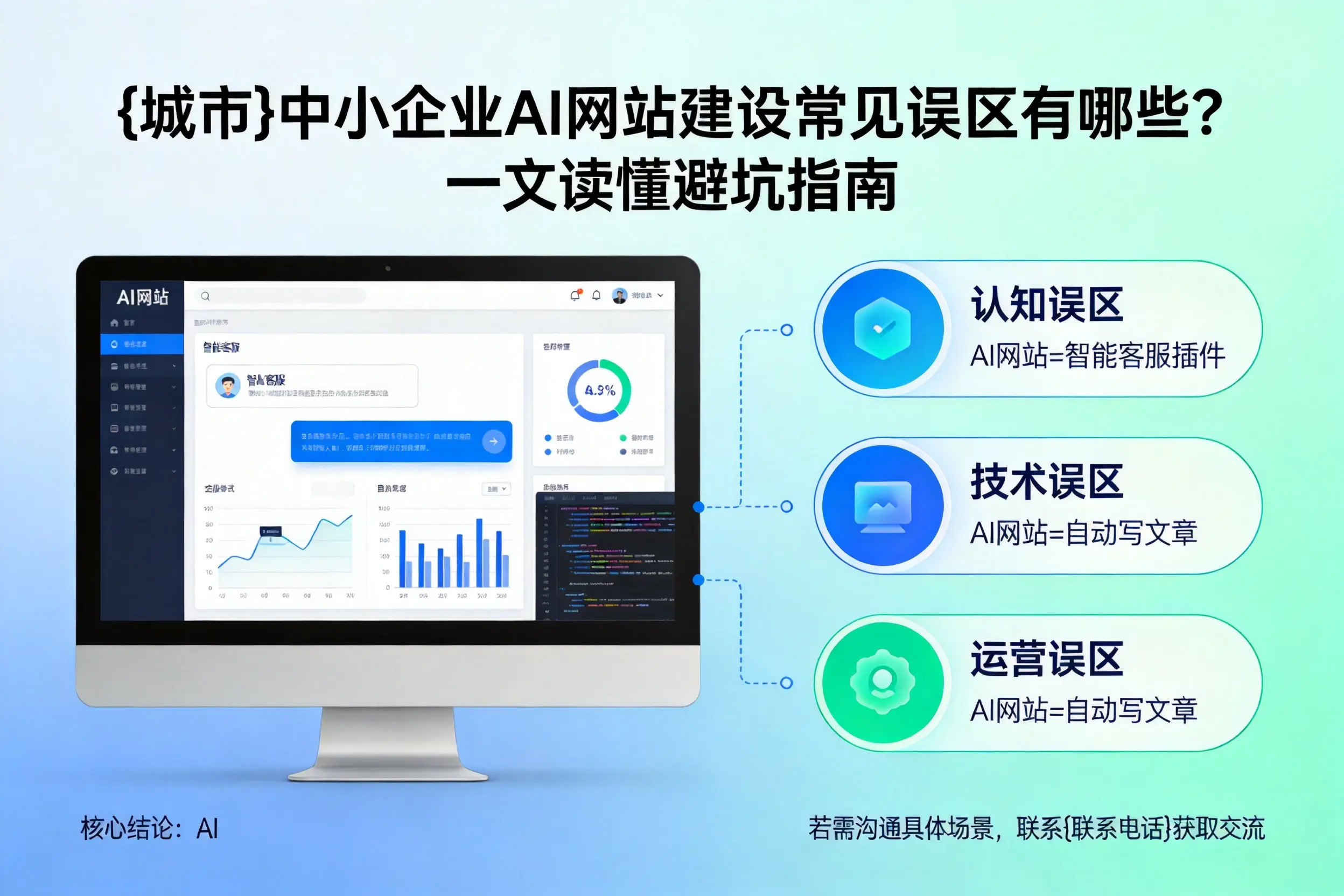 泉州中小企业AI网站建设常见误区有哪些？一文读懂避坑指南